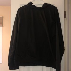 black hoodie